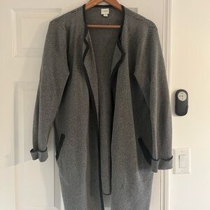 J. Crew Black and White Women's Cardigan